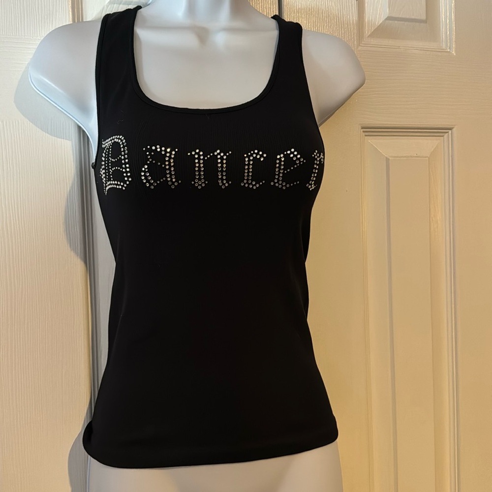 Dancer ribbed stretch tank top